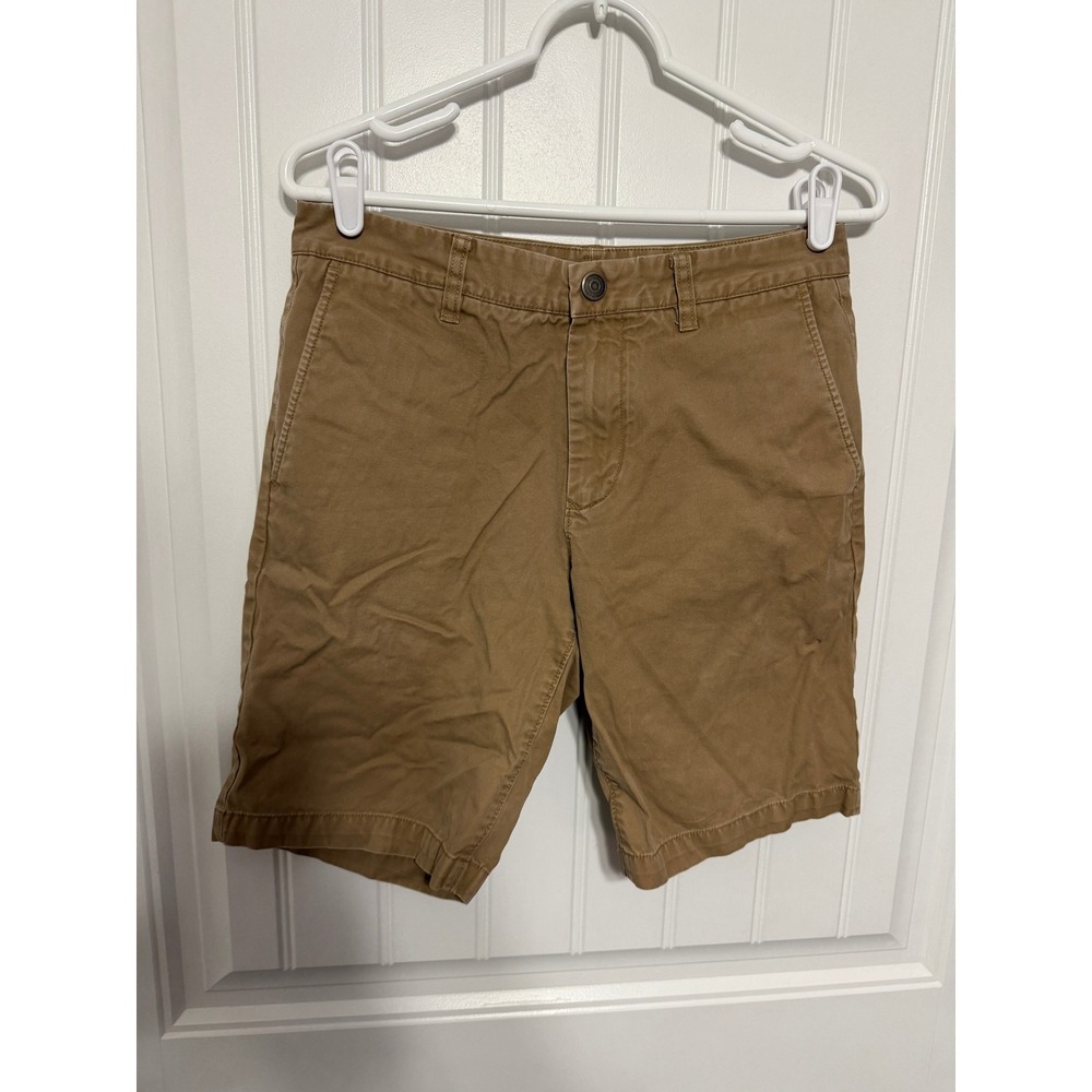 Bonobos Shorts Mens 30 9 Inch Inseam Chino Cotton Twill Tan EUC
